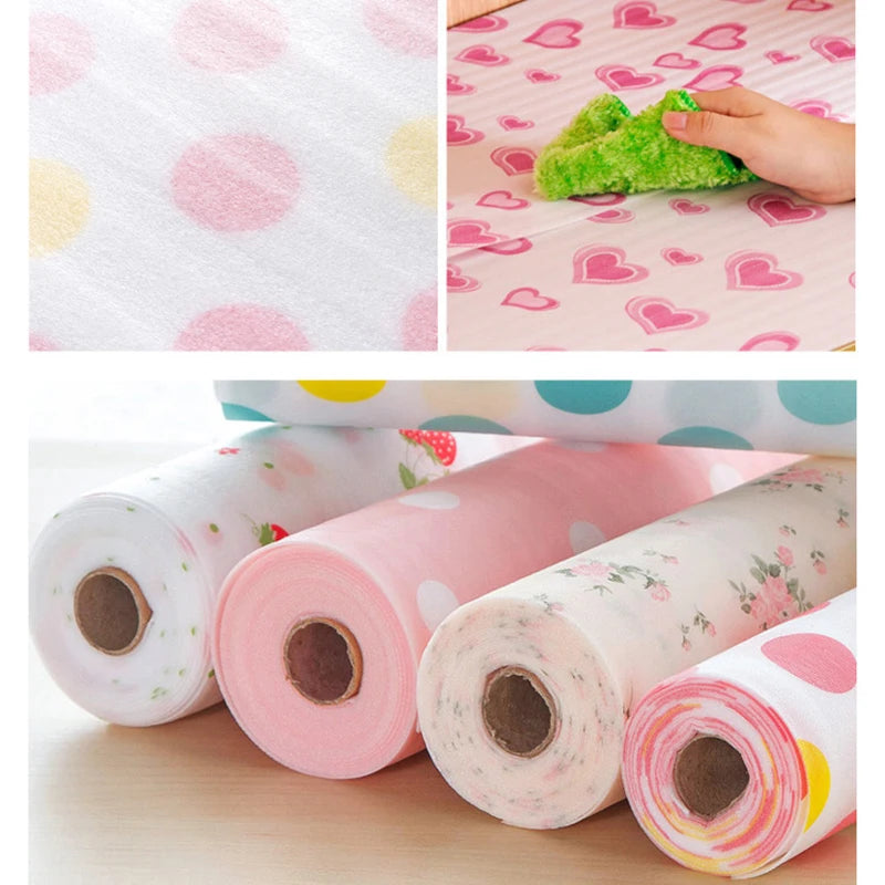 5M/3M Reusable Drawer Mat Contact Paper Cabinet Liner Moisture-proof Waterproof Non-Slip Kitchen Table Shelf Liner Pad