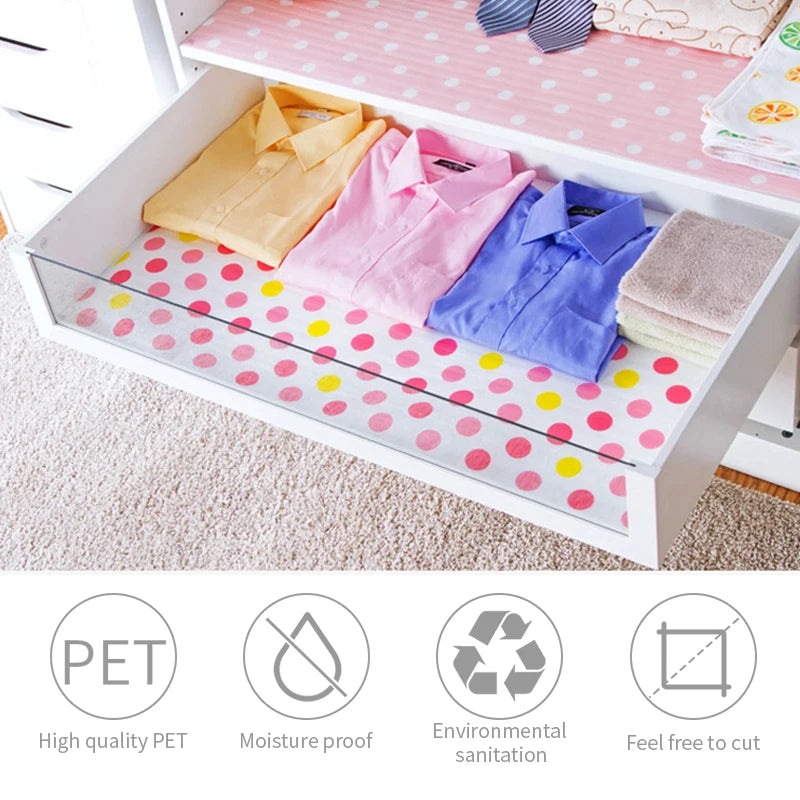 5M/3M Reusable Drawer Mat Contact Paper Cabinet Liner Moisture-proof Waterproof Non-Slip Kitchen Table Shelf Liner Pad