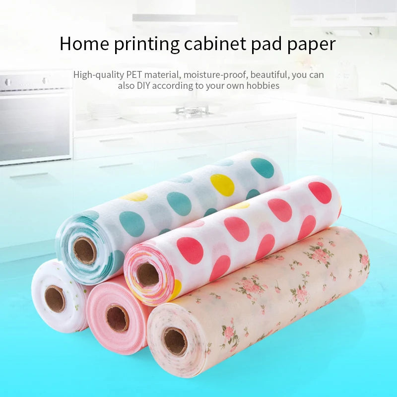 5M/3M Reusable Drawer Mat Contact Paper Cabinet Liner Moisture-proof Waterproof Non-Slip Kitchen Table Shelf Liner Pad