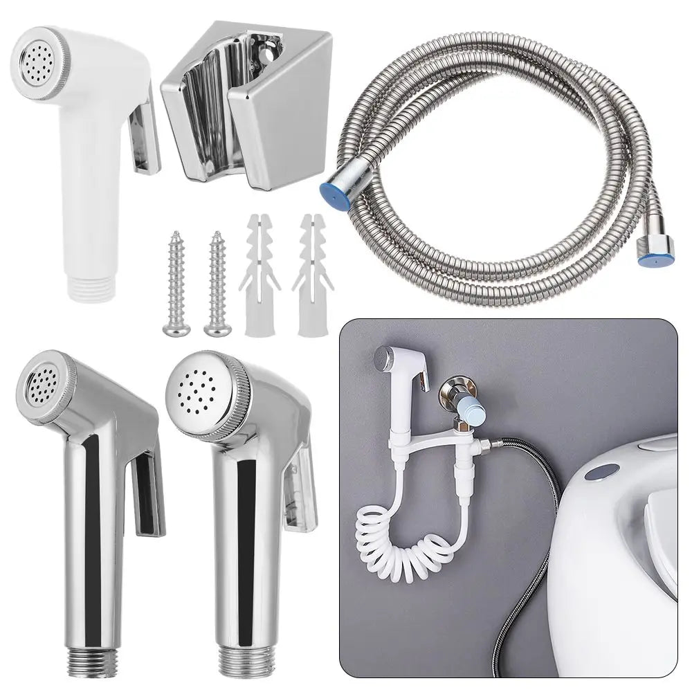 Stainless Steel Bathroom Self Cleaning Hand Sprayer Bidet Shower Toilet Bidet Sprayer Hand Bidet Faucet Shower Head