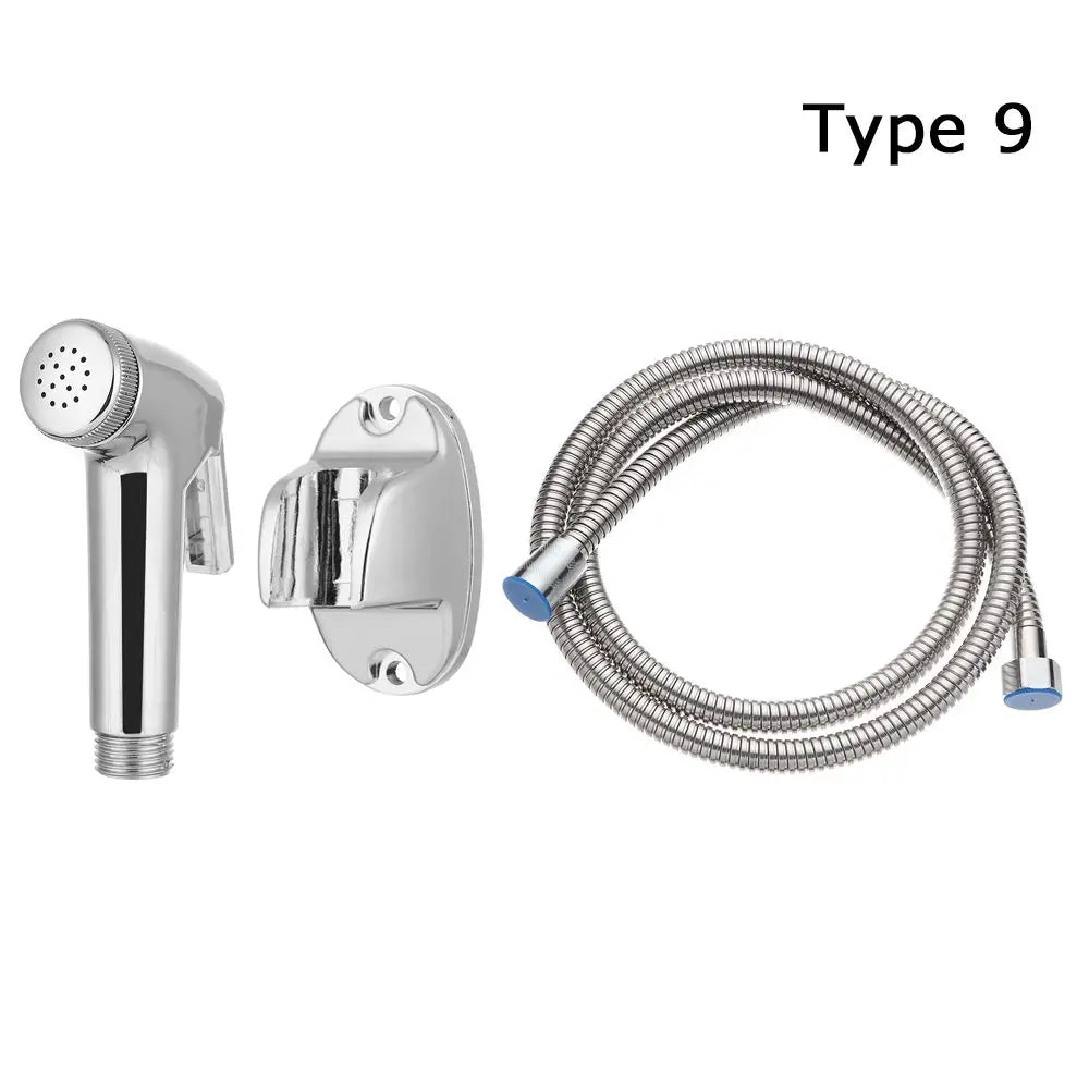 Stainless Steel Bathroom Self Cleaning Hand Sprayer Bidet Shower Toilet Bidet Sprayer Hand Bidet Faucet Shower Head