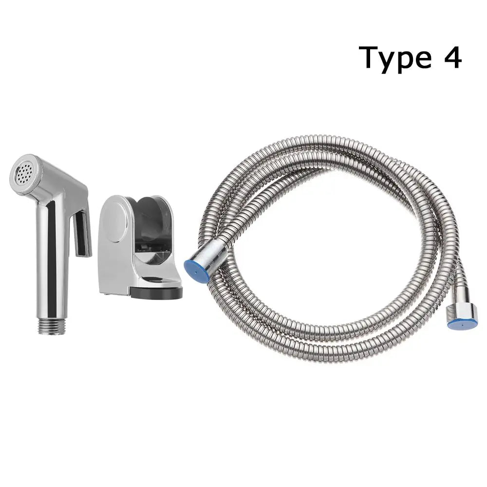 Stainless Steel Bathroom Self Cleaning Hand Sprayer Bidet Shower Toilet Bidet Sprayer Hand Bidet Faucet Shower Head