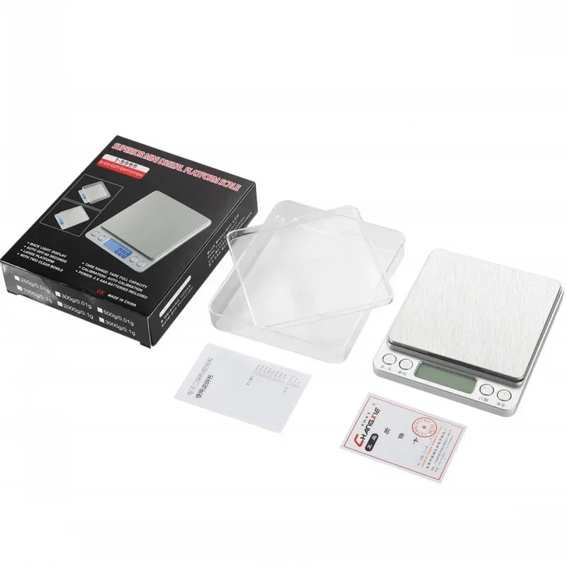 0.01g LCD Digital Jewelry Scale Smart Precision Electronic Pocket Portable Kitchen Food Scales Gram Weight Balance
