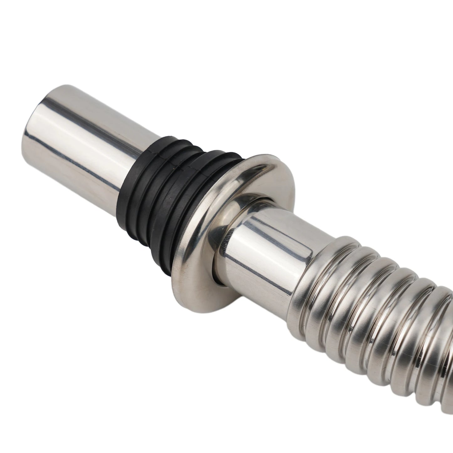 40/60cm Stainless Steel Bathroom Kitchen Sink Siphon Waste Drain Flexible Pipe Hose Home Retractable Drainage Tube