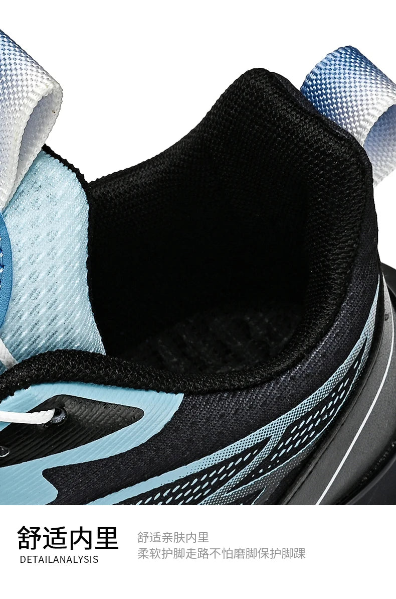 Men Casual Mesh Sneakers 2024 New Autumn Men Fashion Running Shoes Twist Buckle Non-slip Breathable Outdoor Soft Sport Shoes