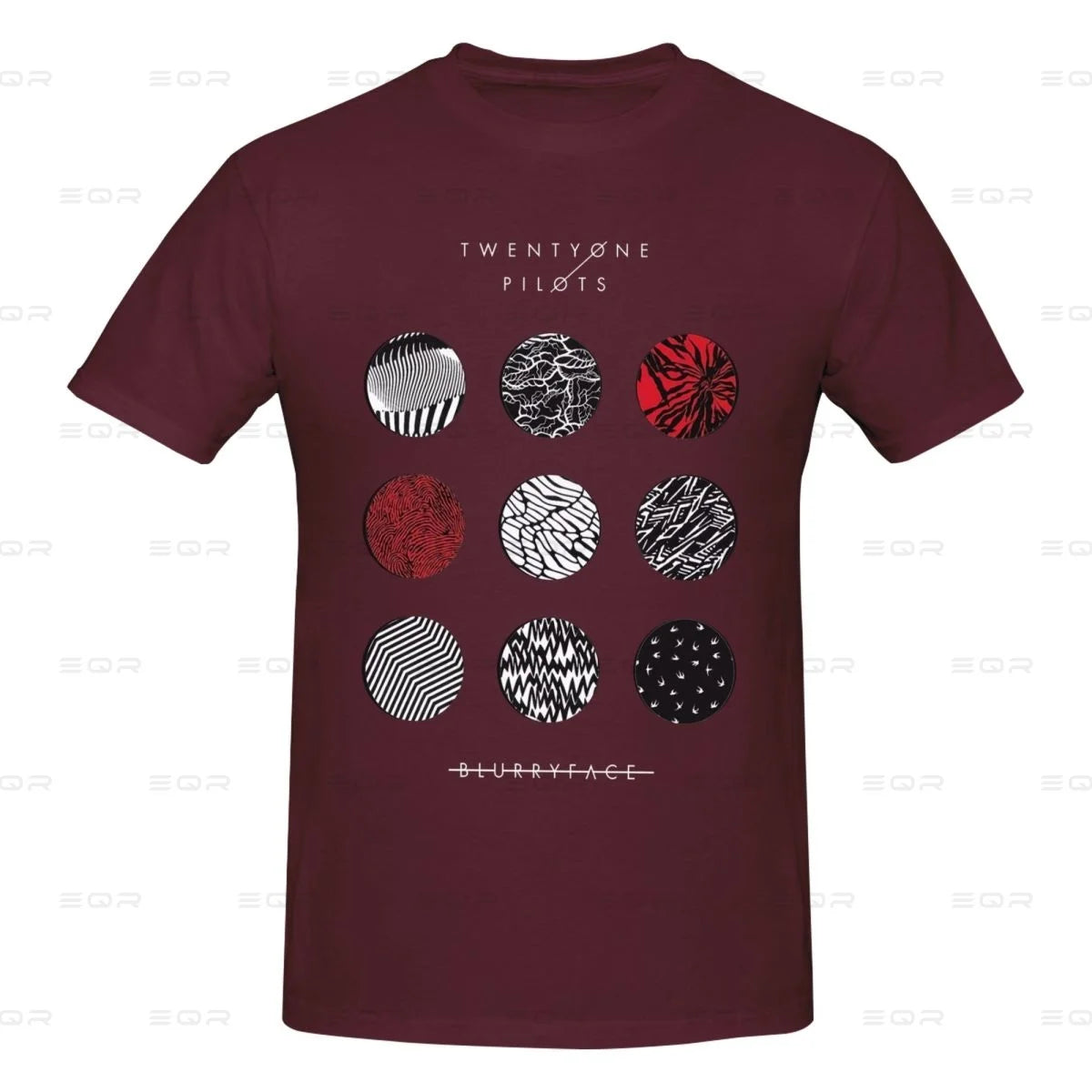 Twenty One Pilots Men's round neck Oversized T-shirt,Hip Hop,Tee shirt Novelty all the year round Gift