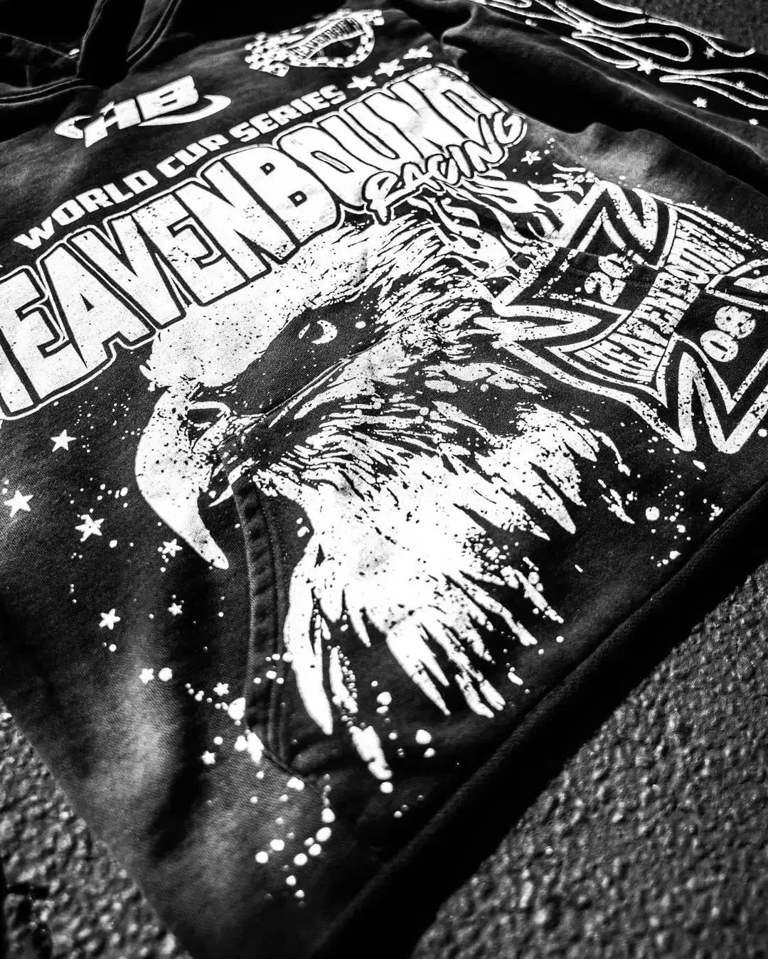 2024 Mens Hoodies Eagle Tattoo Pattern Vikings 3D Printed Fashion Casual Harajuku Hip Hop Autumn And Winter Oversized Sudaderas