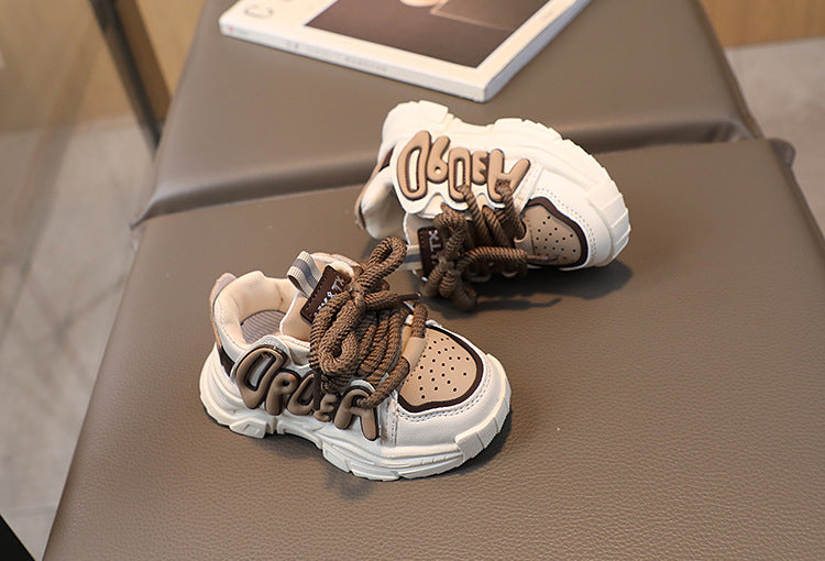 Children's Sneakers Autumn Spring Boys Breathable Sport Shoes Girls Non-slip Casual Running Sneakers Toddler First Walking Shoes