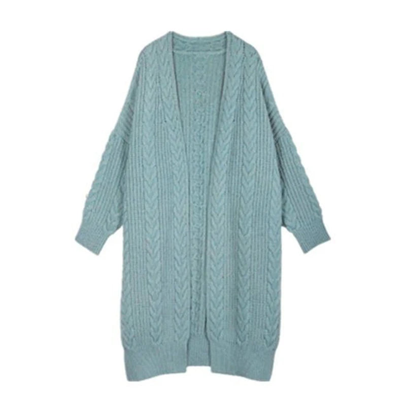 Women Sweater Cardigans Autumn Winter Knitted Jackets Korean Loose Oversized Long Sleeve Elegance Sweet Casual Coats New Basics