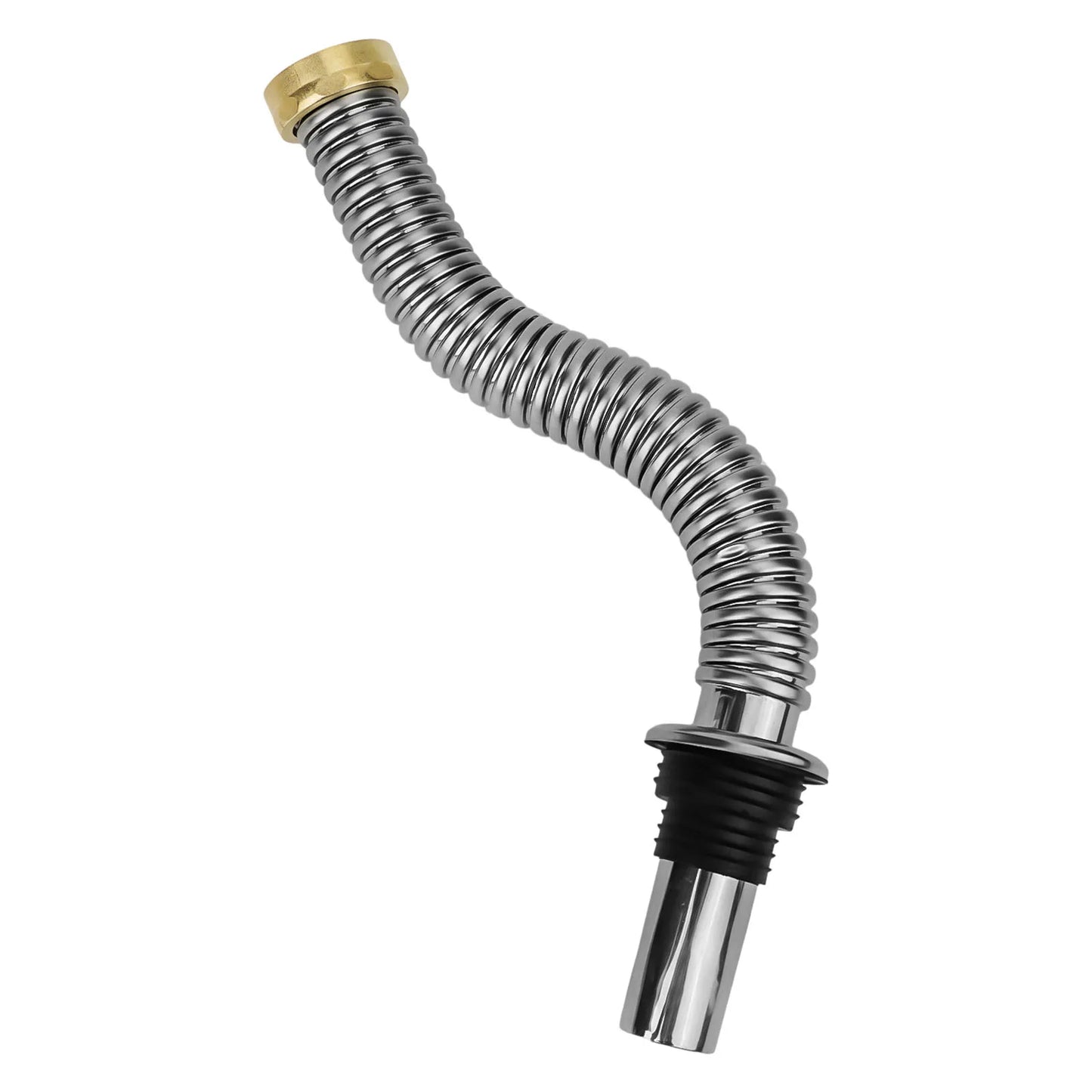 40/60cm Stainless Steel Bathroom Kitchen Sink Siphon Waste Drain Flexible Pipe Hose Home Retractable Drainage Tube