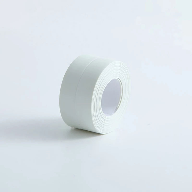 PVC Waterproof Sealing Tape Bathroom Toilet Caulk Tape Kitchen Sink Countertop Mildew Fouling Proof Sealer Self Adhesive Strip