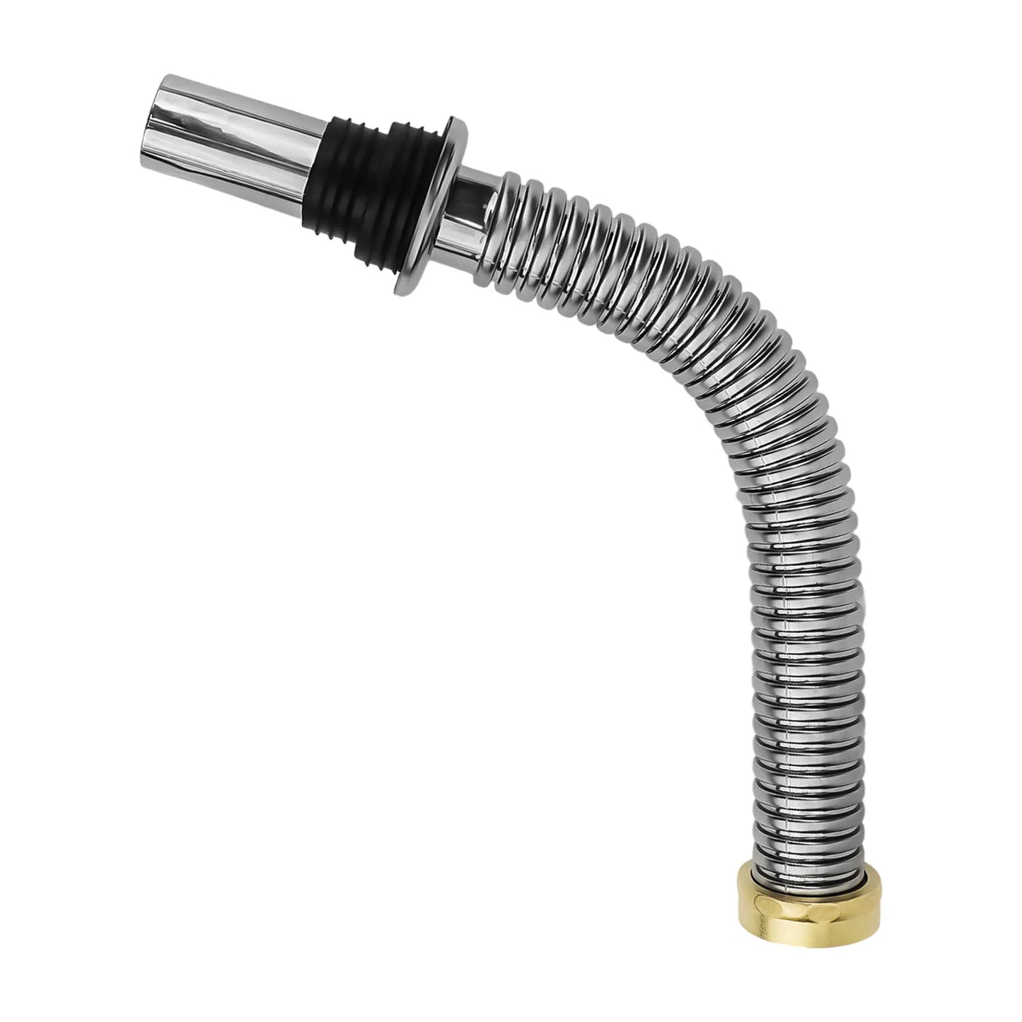 40/60cm Stainless Steel Bathroom Kitchen Sink Siphon Waste Drain Flexible Pipe Hose Home Retractable Drainage Tube