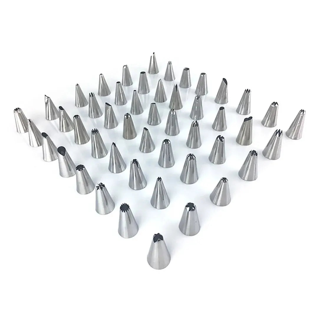 8PC/14PC Stainless Steel Flower Mouth Candy Kitchen Baking Cake Decoration Frosting Piping Cream Nozzle Tip