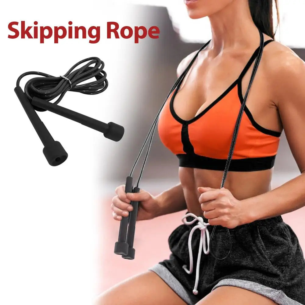 Speed Jump Rope Professional Men Women Gym PVC Jumping Skipping Rope Adjustable Fitness Equipment Muscle Boxing Training
