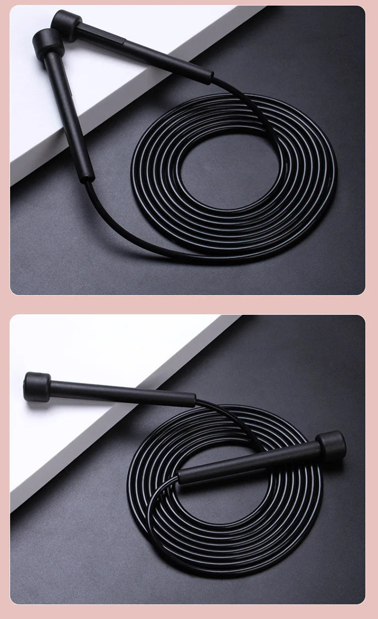 Speed Jump Rope Professional Men Women Gym PVC Jumping Skipping Rope Adjustable Fitness Equipment Muscle Boxing Training