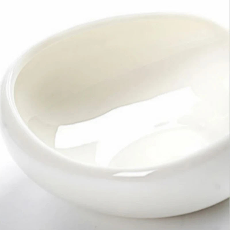 Coffee Bean Measuring Cup Ceramic Weighing Tray Coffee Powder Dosage Tray Suitable for Home Cafe Simple Coffee Tray Accessories