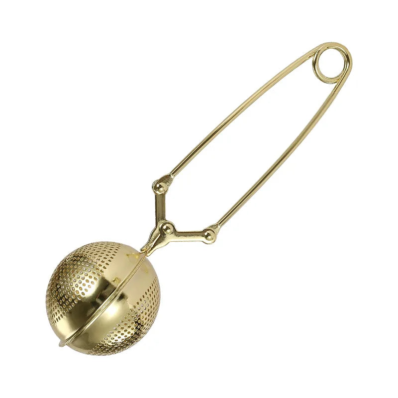 Stainless Steel Mesh Tea Infuser Cha Spice Coffee Strainer Infusor Long Handle Mug Teapot Filter Sieve Kitchen Accessories