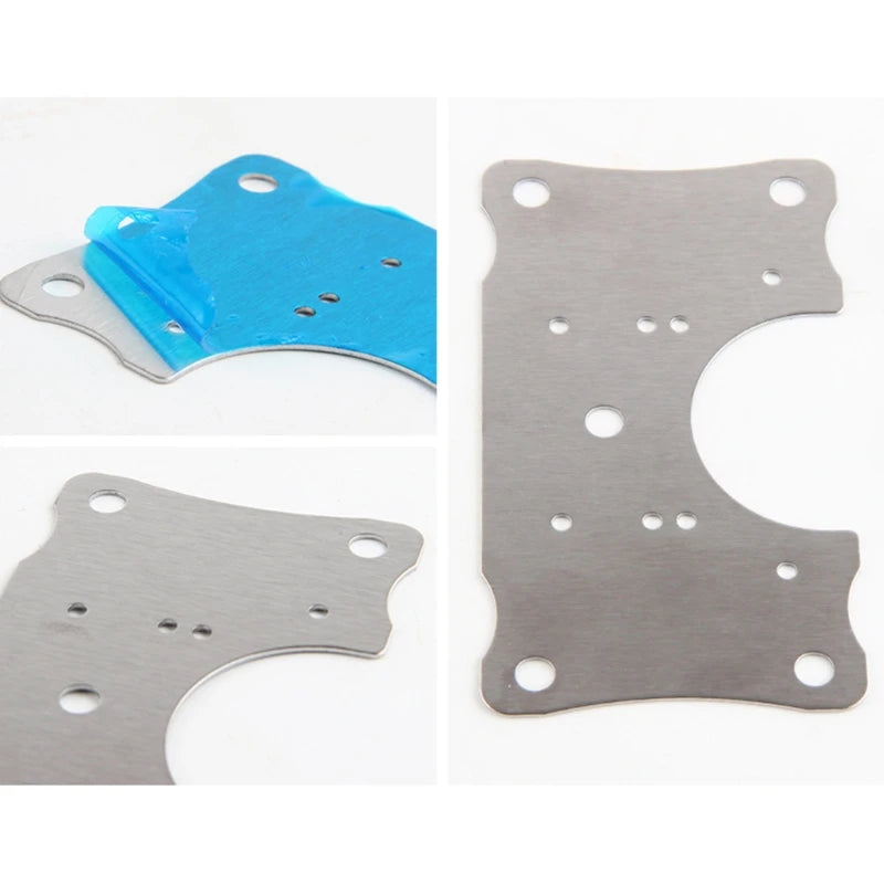 4 Pcs Cabinet Hinge Repair Plate Kit for Protecting Wooden Kitchen Cabinet Door Hinge Repair Plate Furniture Window Drawer Repai