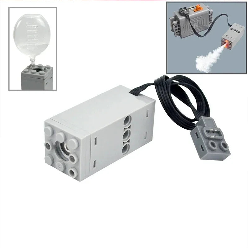 Building Blocks Technical Motor Sprayer Electric Exhaust Modified Motor For High-Tech Train Car Parts Compatible with Legoed