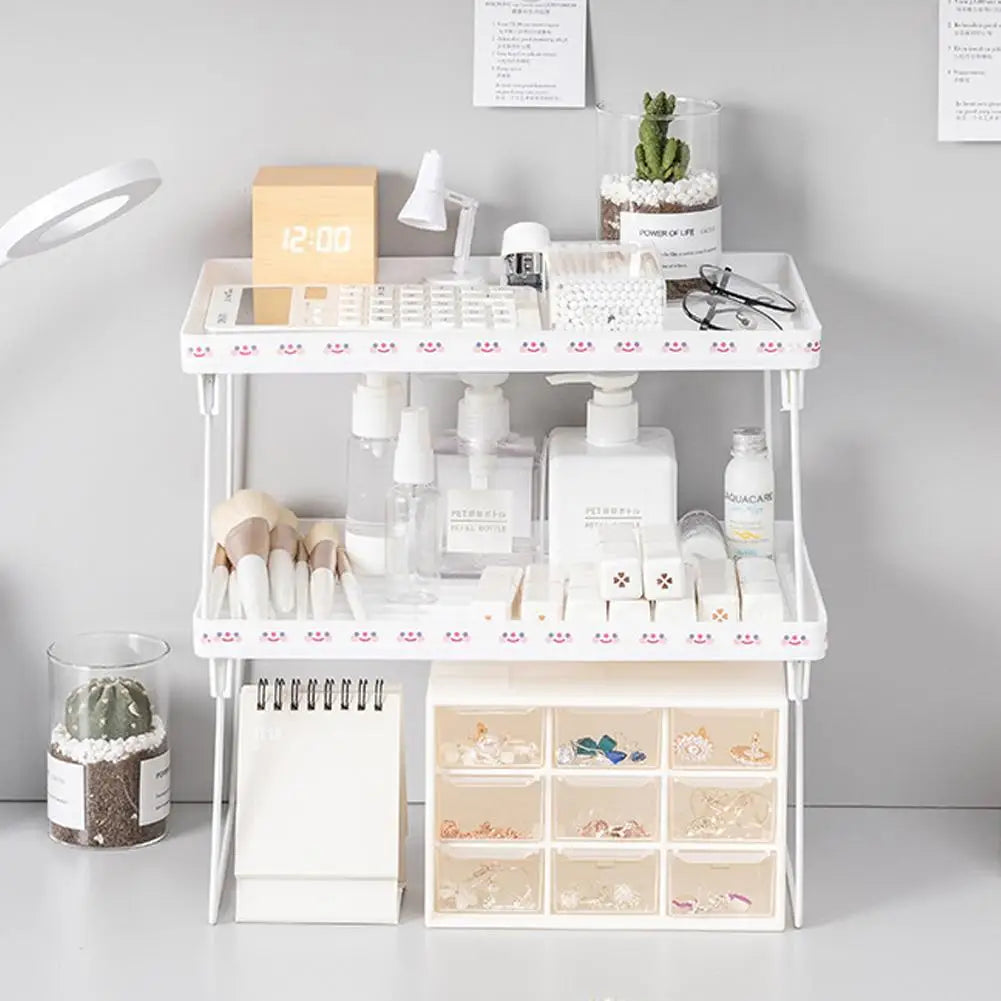 Kitchen Cupboard Organizer Shelf Space Saving Cabinet Foldable Storage Rack Spice Jars Spice Rack Bathroom Kitchen Accessories