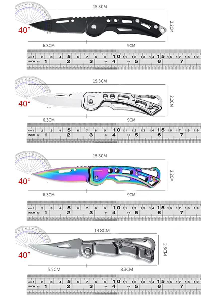 Kitchen Fruit Knife Stainless Steel Peeling Knife with Non-slip Handle Utility Knives for Kitchen Accessories