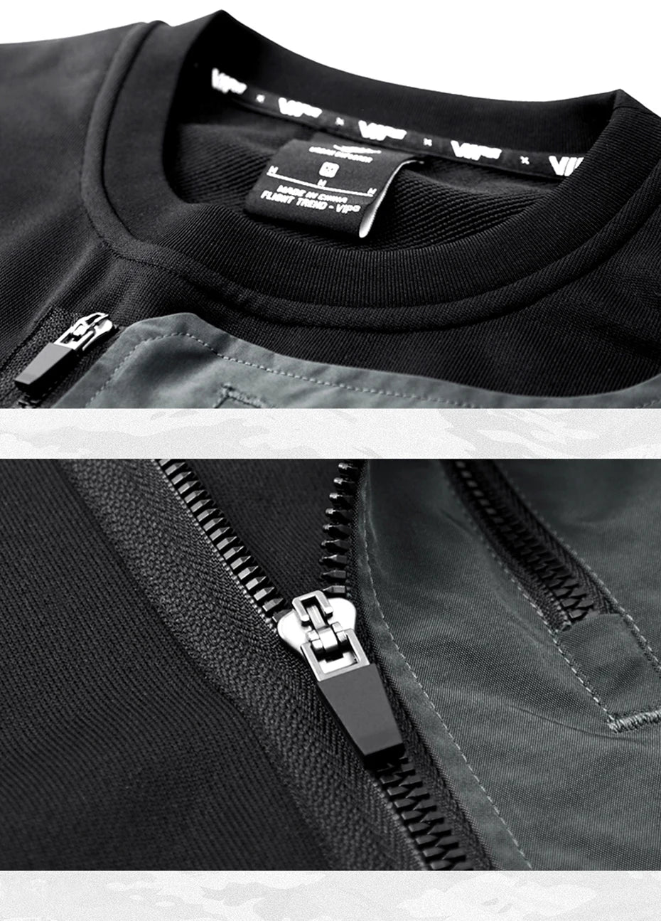 Mens Fashion Techwear T Shirt Hi Street Mechanical Tactical Tshirts Oversized Harajuku Hip Hop Streetwear Cargo Tops Tees