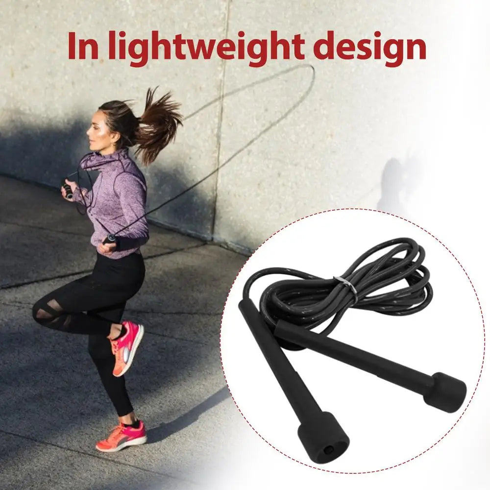 Speed Jump Rope Professional Men Women Gym PVC Jumping Skipping Rope Adjustable Fitness Equipment Muscle Boxing Training