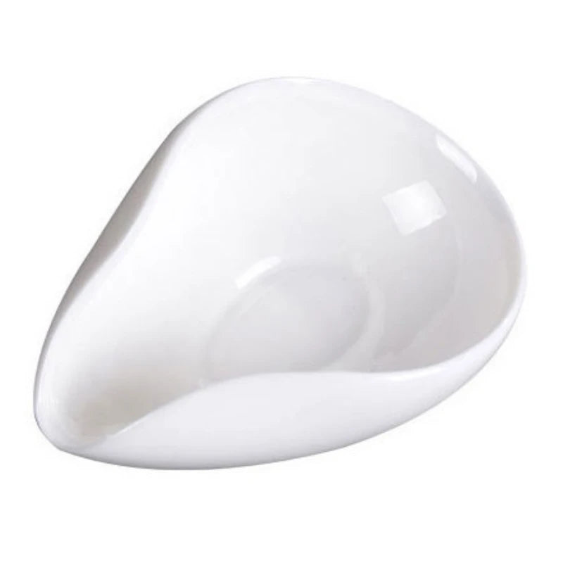 Coffee Bean Measuring Cup Ceramic Weighing Tray Coffee Powder Dosage Tray Suitable for Home Cafe Simple Coffee Tray Accessories
