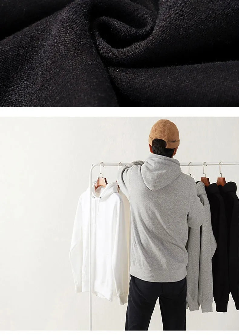Japan Anime Letter M Logo Printed Hoody Mens Casual Streetpullover Casual Oversized Sweatshirt Fleece Pocket Warm Clothes Men'S