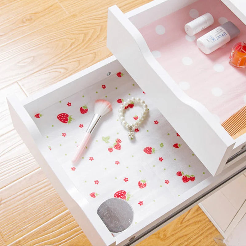 5M/3M Reusable Drawer Mat Contact Paper Cabinet Liner Moisture-proof Waterproof Non-Slip Kitchen Table Shelf Liner Pad