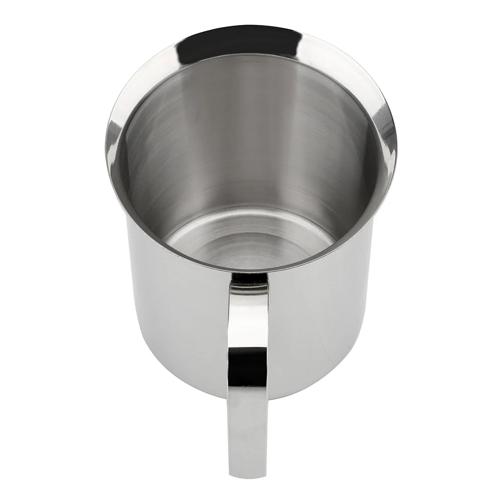 Stainless Steel Double Mesh Milk Creamer Milk Foam Mesh Coffee Foamer Manual Milk Frother Kitchen Tools 400/800ML