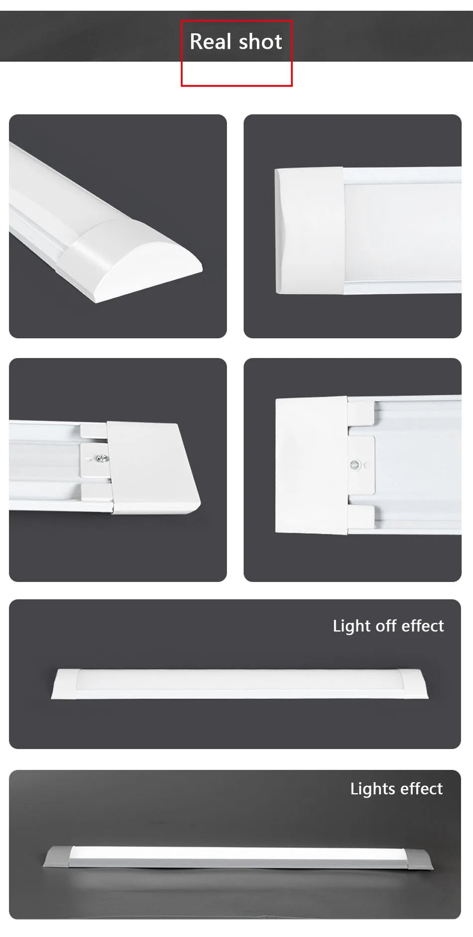 Led Tube Light 10W 30cm 20W 56cm Bar Lights Fluorescent led for Kitchen Under Cabinet Wall Lamps Home Lighting 110V 220V
