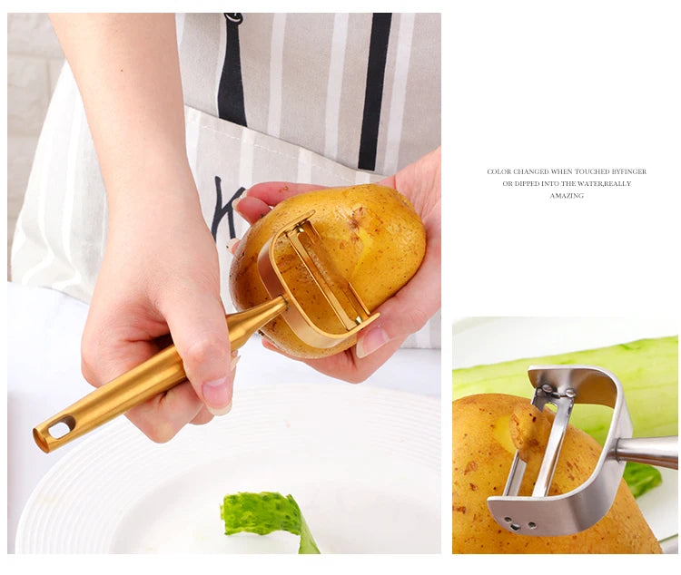 1 Pcs Multifunctional Stainless Steel Peeler Vegetable Fruit Potato Carrot Sharp Peeler Kitchen Tools Kitchen Accessories