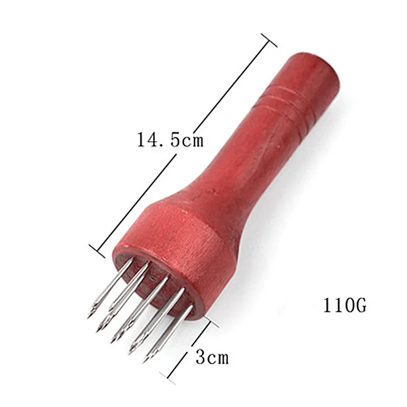 Stainless Steel Meat Needles Meat Hammer Pounders Wooden Handle Profession Meat Tenderizer For Beef Tender Steak Kitchen Tools
