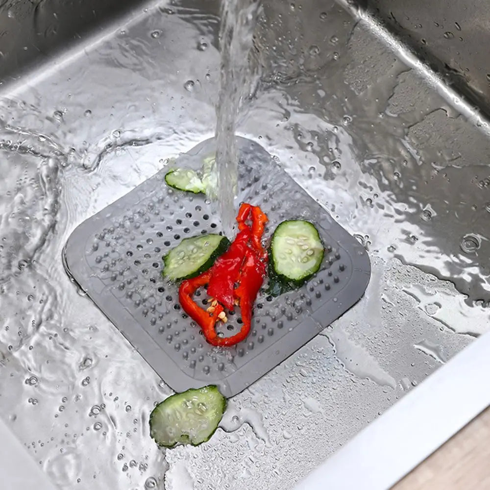 Kitchen Anti-blocking Sink Filter Silicone Water Stoppers Bathtub Shower Floor Drain Cover Hair Filter Bathroom Accessories