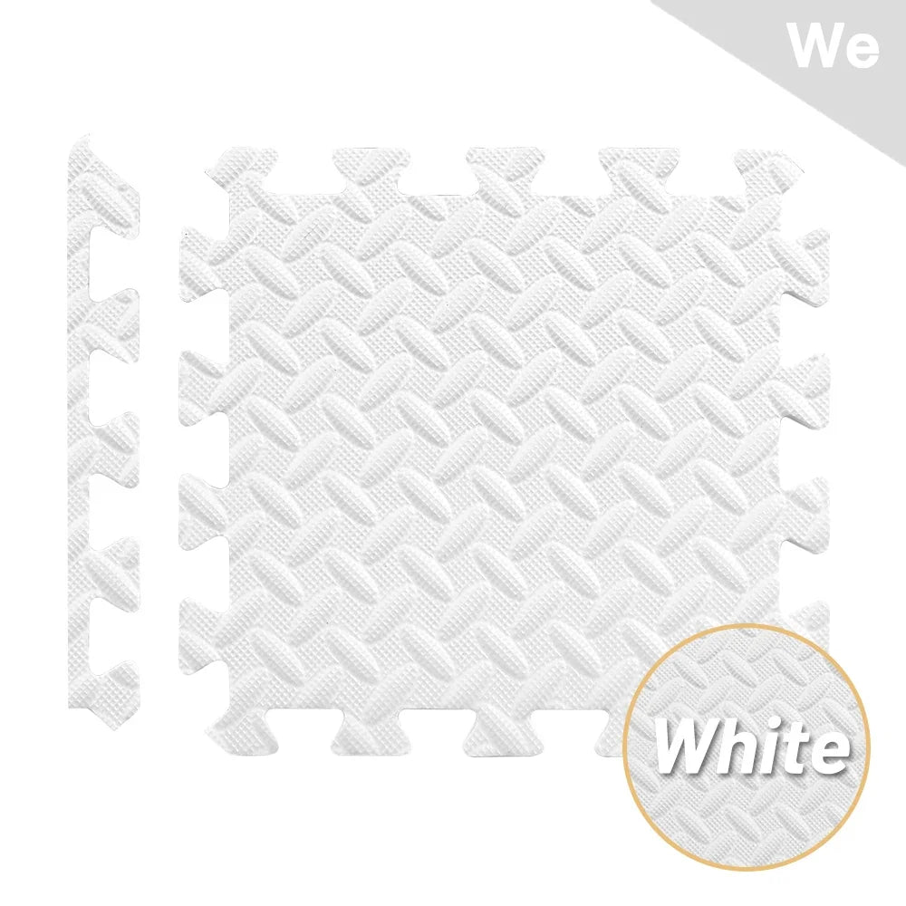 6-12pcs 30*30CM Eva Gym Mat Sports Protection Gym Mat Non-Slip Splicing Carpet Fitness Equipment Yoga Leaf Mat Home Exercise
