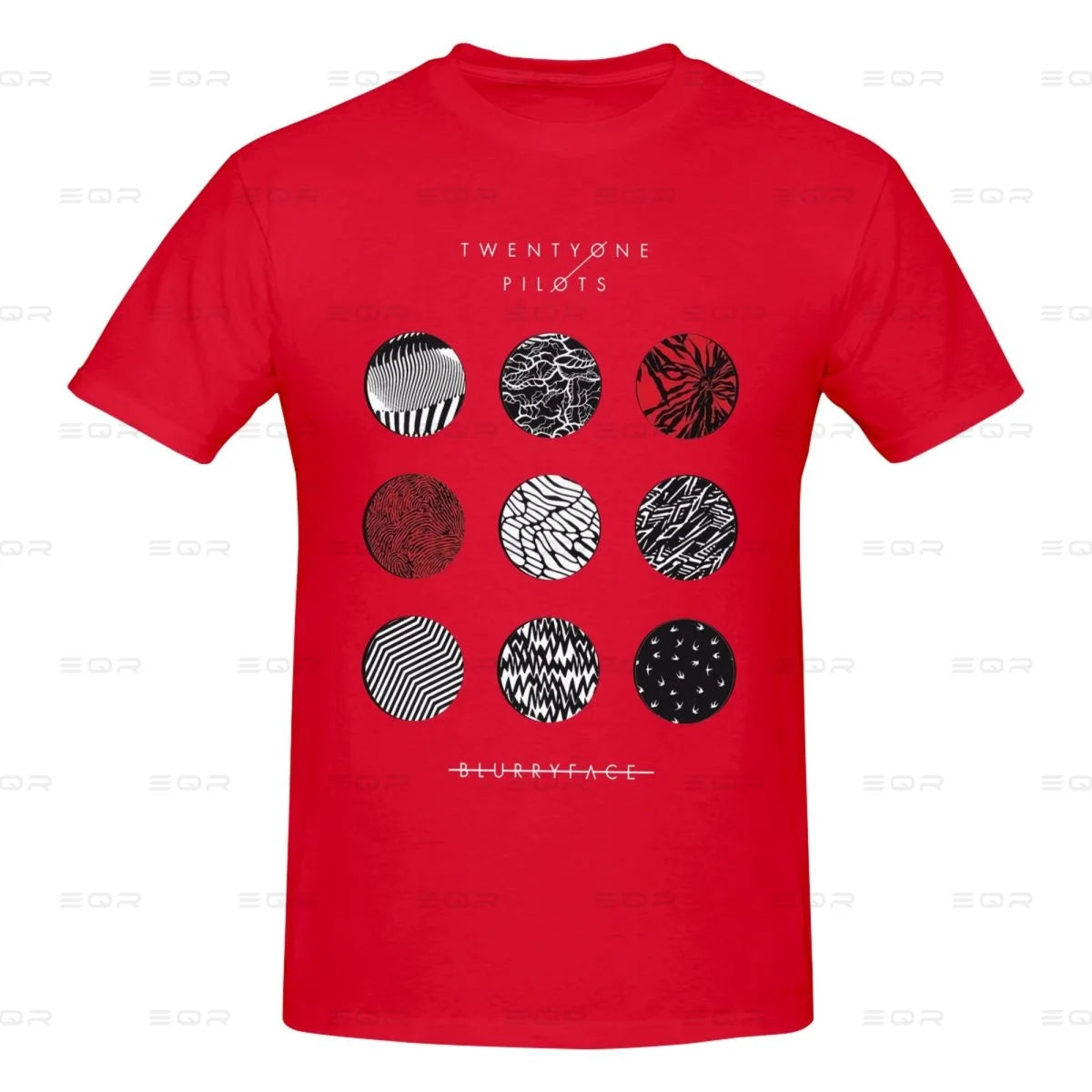 Twenty One Pilots Men's round neck Oversized T-shirt,Hip Hop,Tee shirt Novelty all the year round Gift