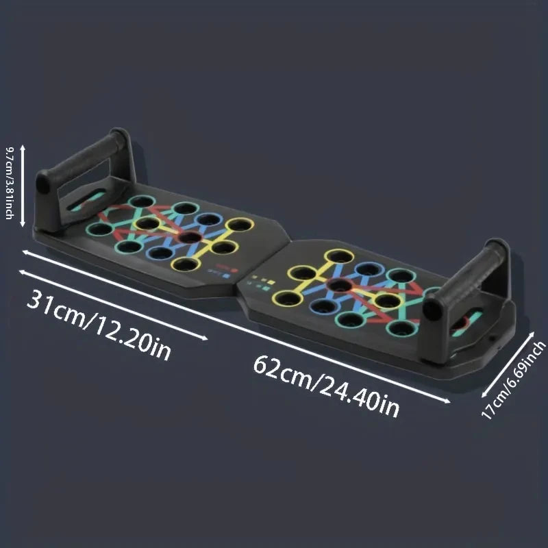 Push-up Board Set Portable Multifunctional Push-up Bar Foldable Fitness Equipment For Chest Abdomen Arms/Back Training