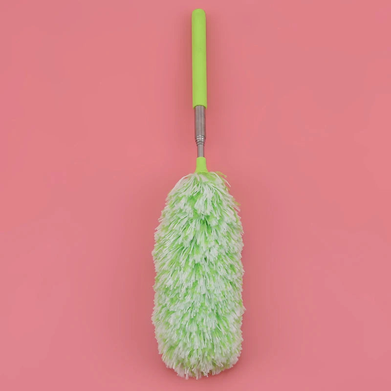 Stretch Extend Dust Shan Adjustable Feather Duster Household Dusting Brush Cars Cleaning Kitchen Accessories
