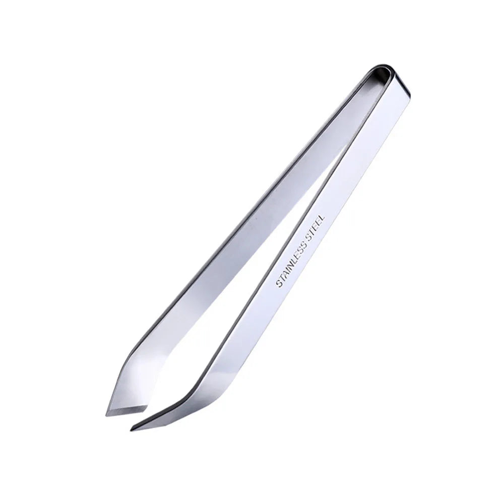 Pig Fur Hair Pliers Fish Meat Bone Clip 304 Stainless Steel Flat Mouth Tweezers Feather Removal Household Kitchen Cooking Gadget