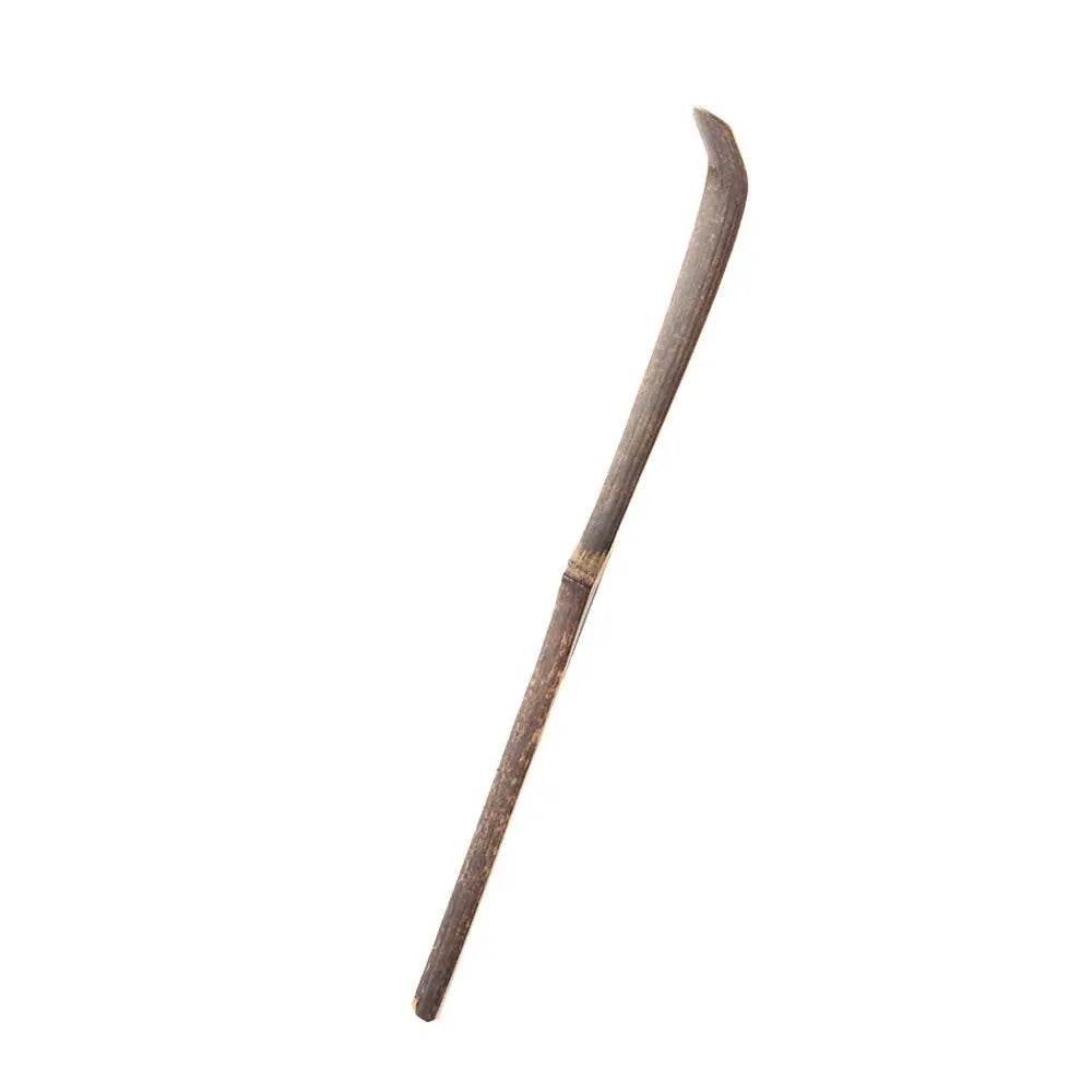 Teaware Kitchen Tool Spice Gadget Handmade Black Bamboo Wood Tea Sticks Leaf Spatula Matcha Spoon Kitchen Tool Cooking Utensil