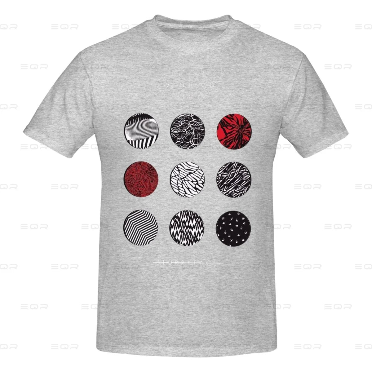 Twenty One Pilots Men's round neck Oversized T-shirt,Hip Hop,Tee shirt Novelty all the year round Gift