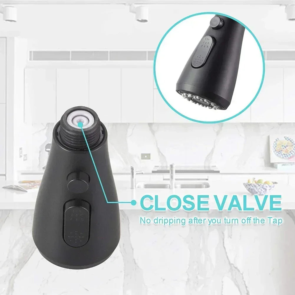 Kitchen Pull Out Faucet Sprayer Nozzle ABS Durable Water Saving Bathroom Basin Sink Shower Spray Head Multifunction Pull Head