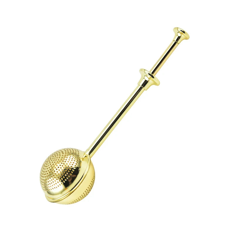 Stainless Steel Mesh Tea Infuser Cha Spice Coffee Strainer Infusor Long Handle Mug Teapot Filter Sieve Kitchen Accessories