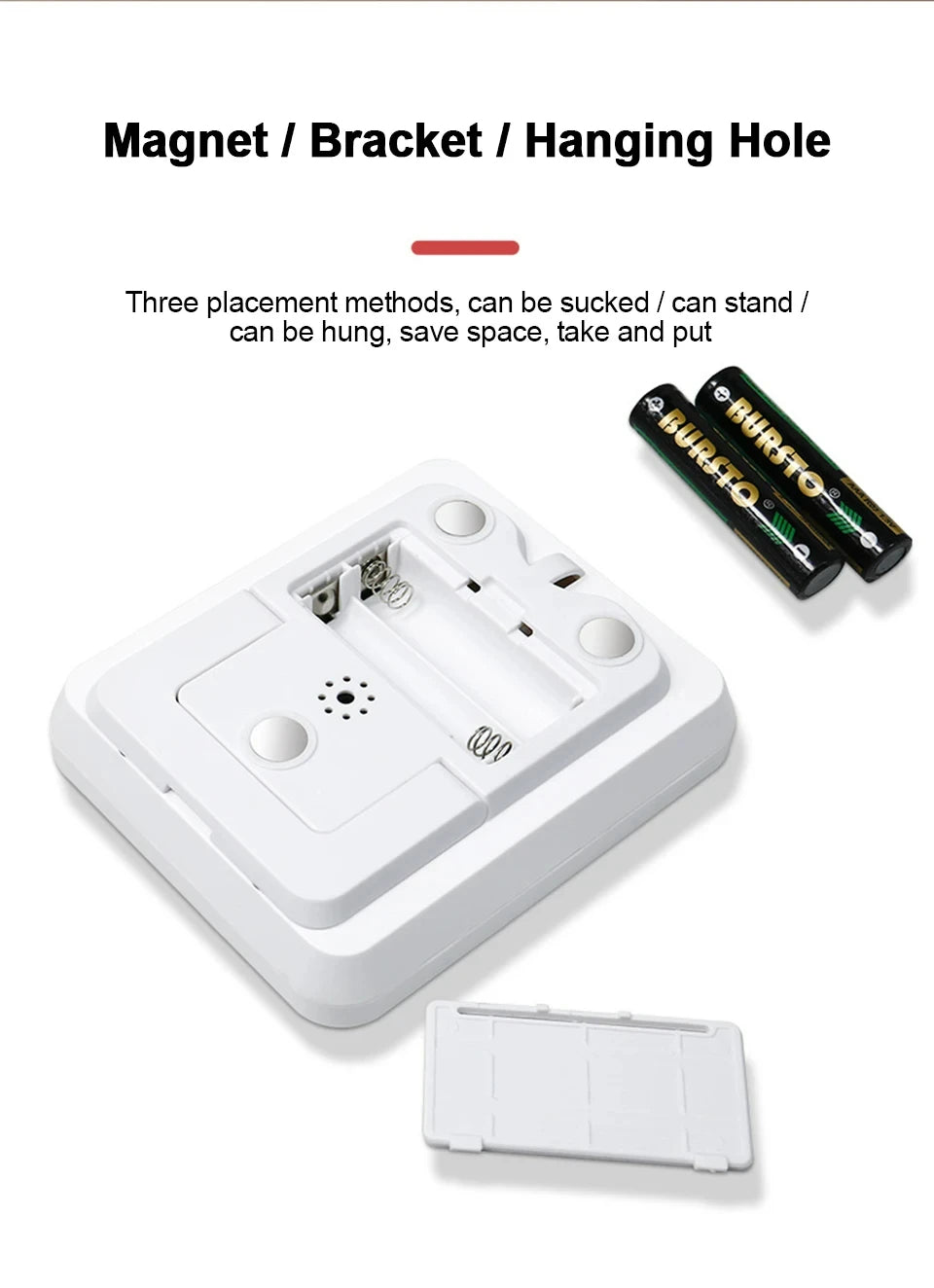 Digital Kitchen Timer 3 Channels Count UP/Down Timer 3 Levels Volume Alarm Clock  LCD Display Mute Flashing Timer for Studying