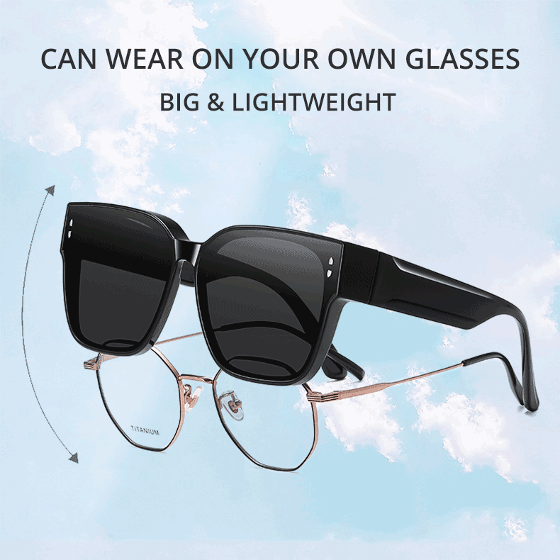Ralferty Designer Oversized Overlay Sunglasses Women Man Polarized Sun Glasses High Quality Over Glasses Sunglasses gafas de sol