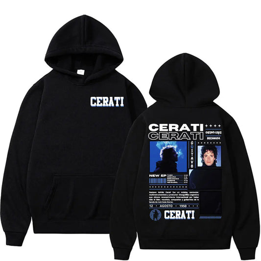 Rapper Gustavo Cerati Tour 2025 Graphic Sweatshirts Men Women Cool Harajuku Pop Music Hoodies Fashion Casual Oversized Pullovers