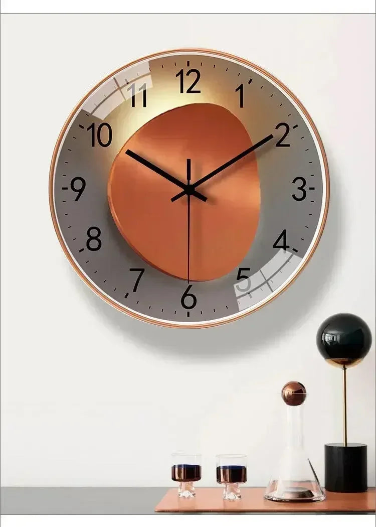 Originality Wall Clock Silent Non-Ticking Battery Operated Wall-mounted Clock Living Room Bedroom Kitchen Office Classroom
