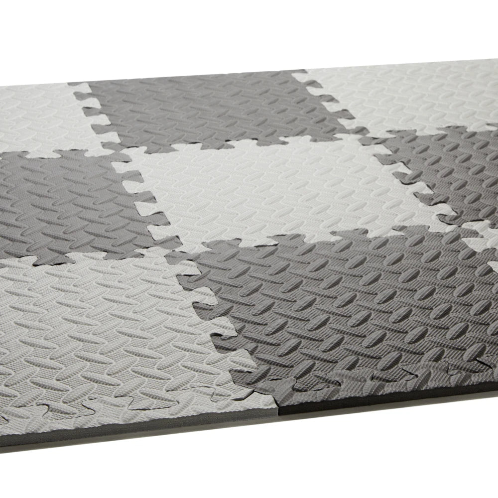 6-12pcs 30*30CM Eva Gym Mat Sports Protection Gym Mat Non-Slip Splicing Carpet Fitness Equipment Yoga Leaf Mat Home Exercise