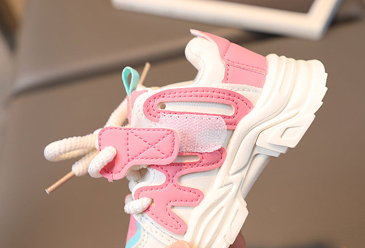Children's Sneakers Autumn Spring Boys Breathable Sport Shoes Girls Non-slip Casual Running Sneakers Toddler First Walking Shoes